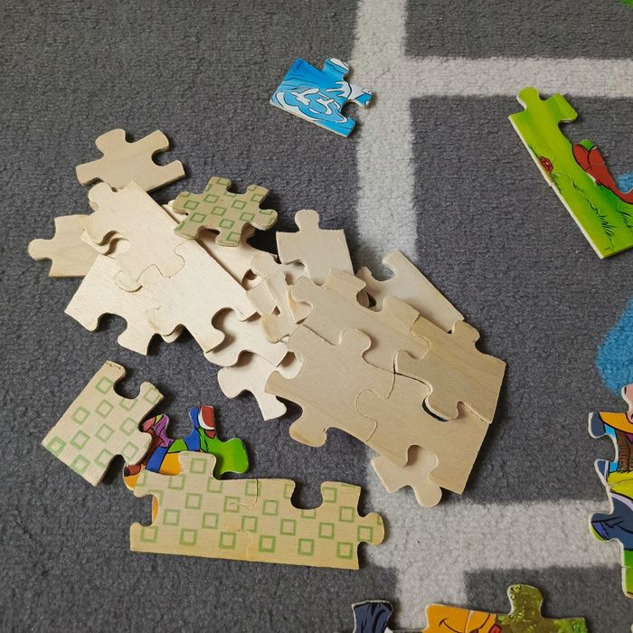Drewniane puzzle Kubuś Puchatek
