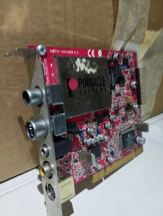 Pinnacle Systems Emptyv Pctv Pro 5101.5403-2.4 Pci Video Capture Board64738265751810121