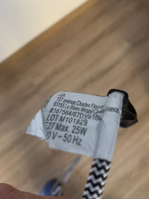 Candeeiro retro de cabeceira