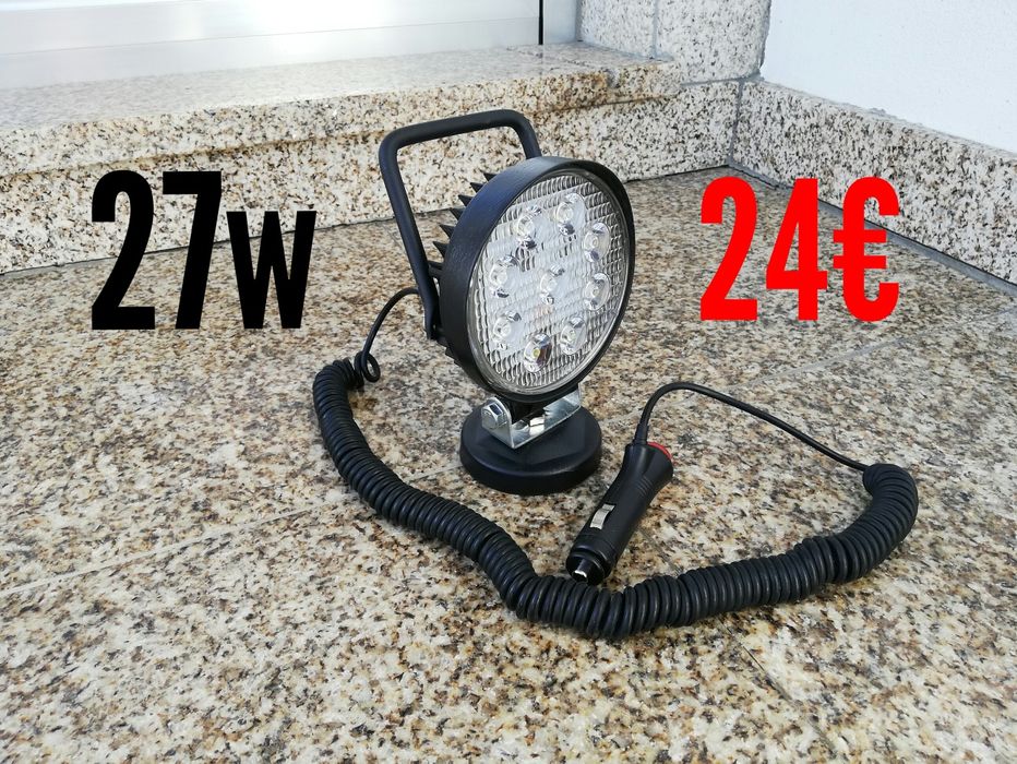 Farol trabalho com íman