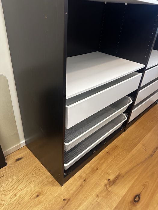 Szafa IKEA PAX 200x205x58 bez drzwi pojemna