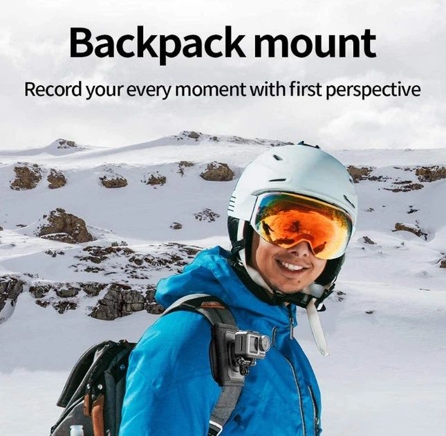 Кріплення на рюкзак для GoPro та інших екшн-камер TELESIN