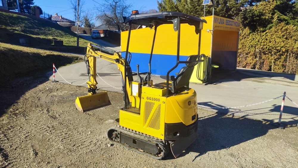 Minikoparka GG1000 PERKINS 3 ŁYŻKI umowa mini koparka