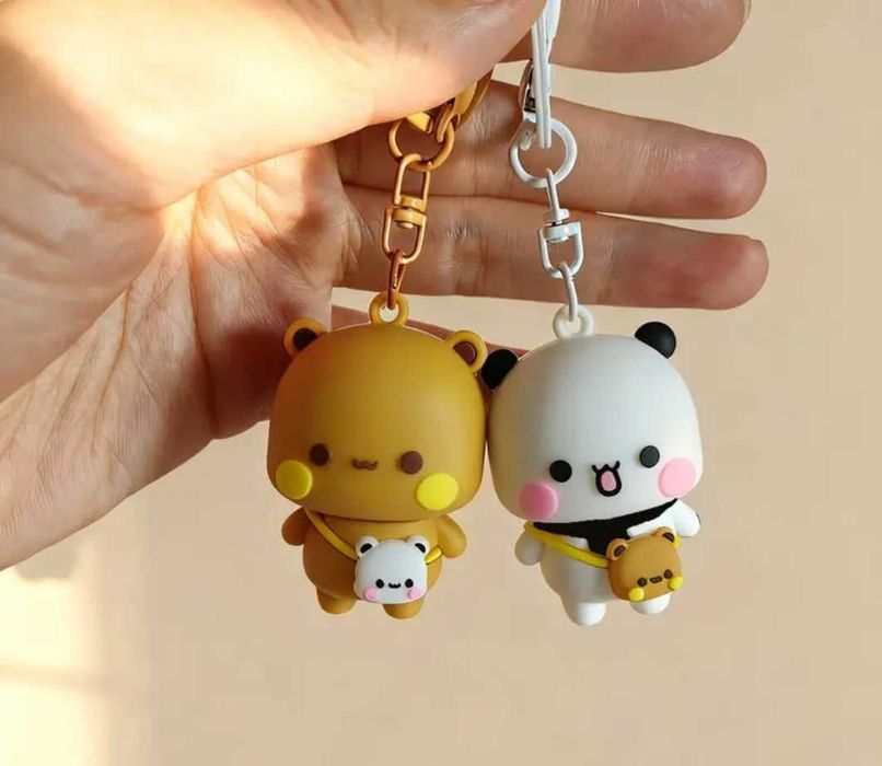 Breloki Bubu i Dudu uroczy duet dla zakochanych