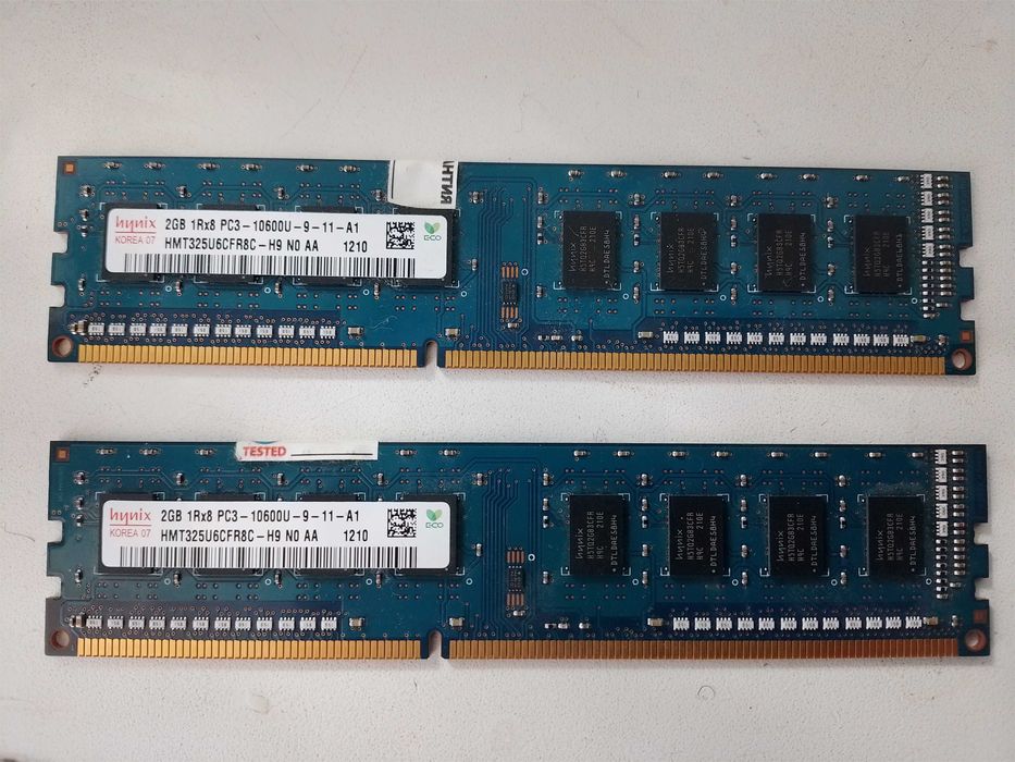 Оперативна пам'ять hynix 2GB 1Rx8 2шт