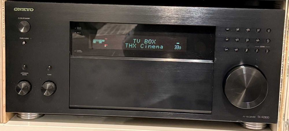Amplituner ONKYO TX-RZ800 jak nowe karton stan gabinetowy