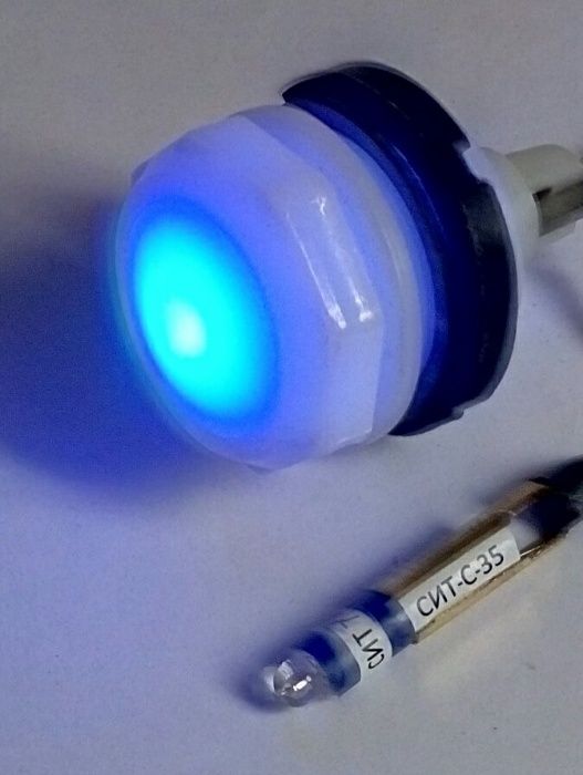 Коммутаторная лампа  светодиодная КМ24-90 Led КМ24-35 Led СИТ7/45-Ж-35