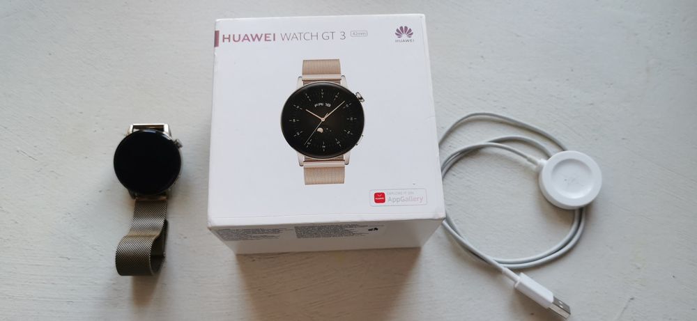 Huawei Watch GT3 elegant złoty