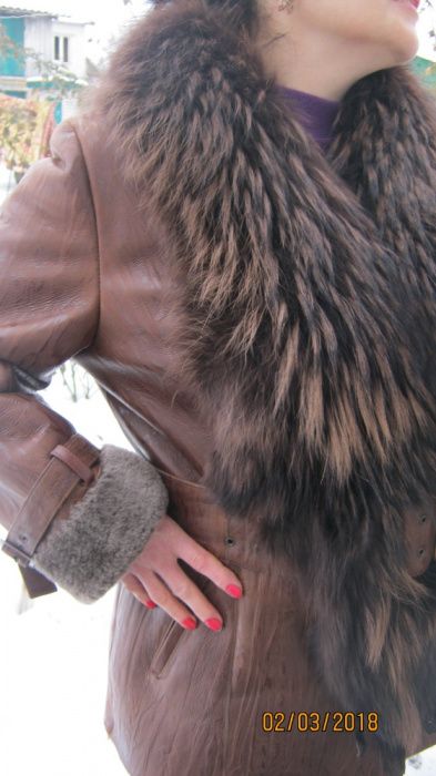 Новая итальянская дубленка.