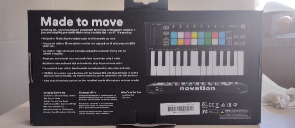 Vende teclado controlador da Novation