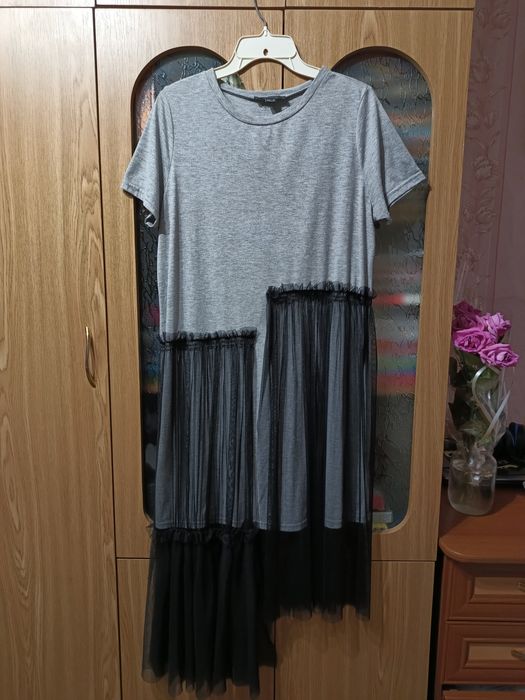 Модное необычное платье 48-52размер, Турция