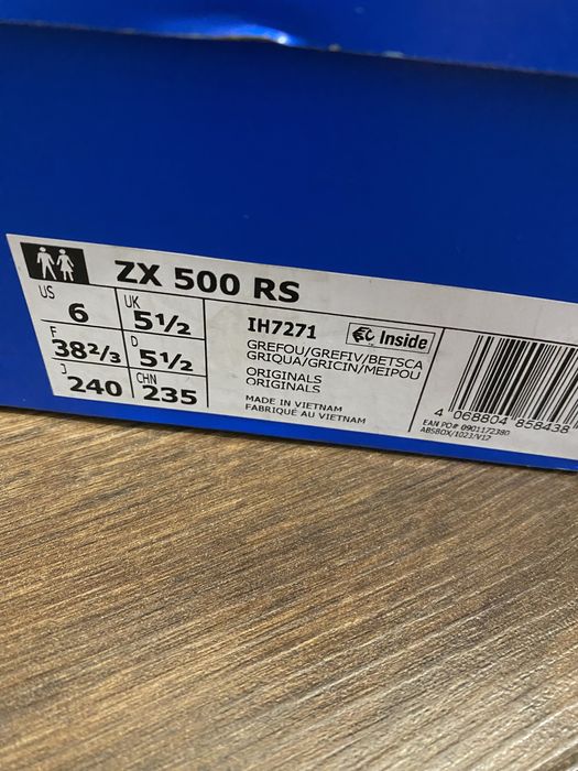 NOWE Adidas ZX 500 RS rozmiar 38 2/3