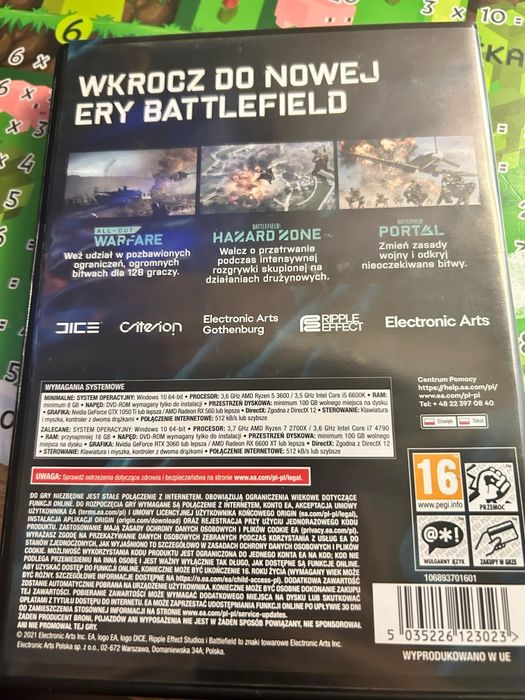 Sprzedaje grę Battefield 2042 w wersji na Pc