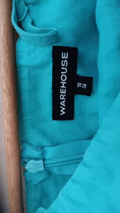 Lniana sukienka Warehouse r.38