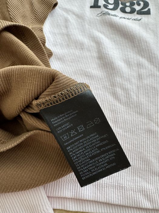 Bluzka h&m komplet stitch mis misiem 134