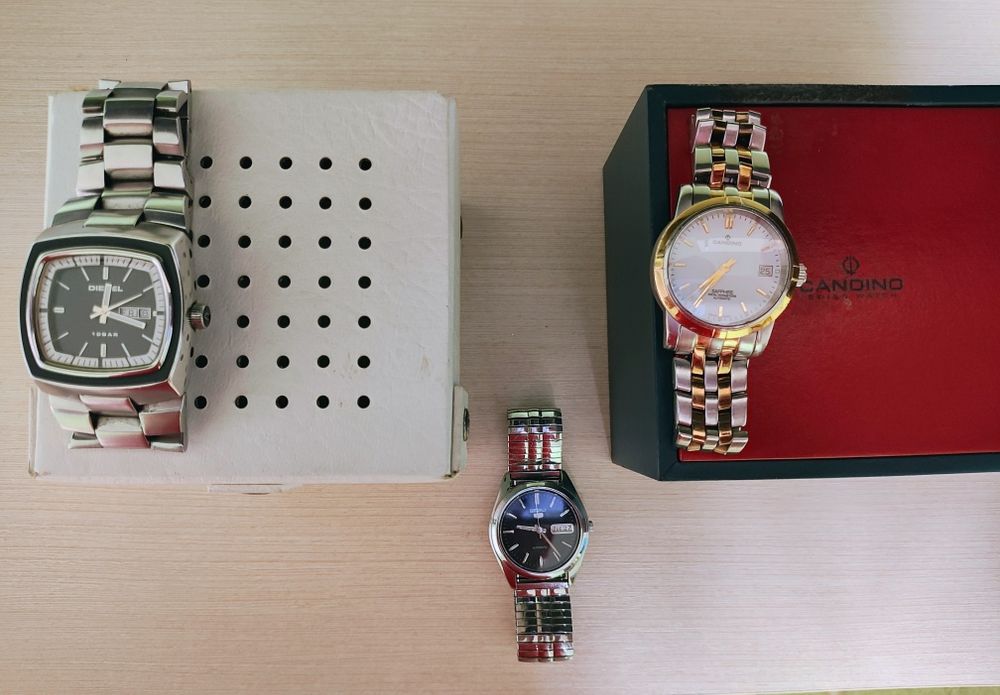 Годинники DIESEL , CANDINO , SEIKO 5 Одним лотом