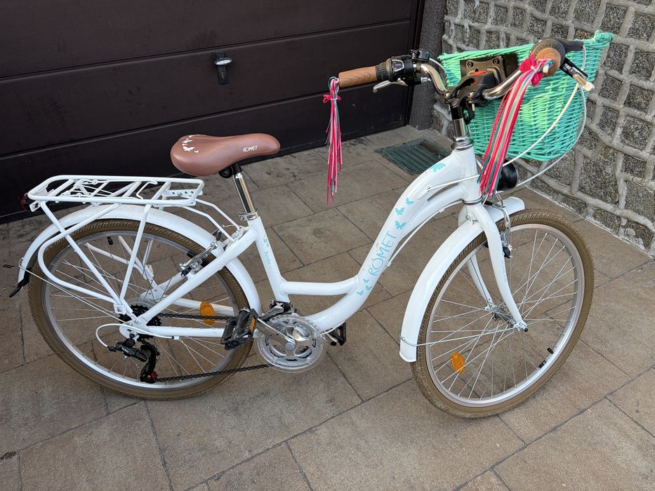 Rower dziewczecy juniorski Romet Panda 1,0