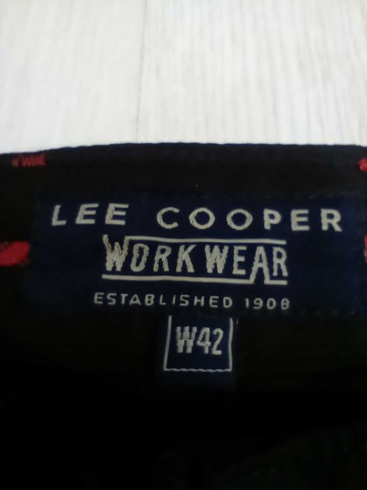 Lee Cooper Workwear Szorty Robocze Cargo Czarne W42