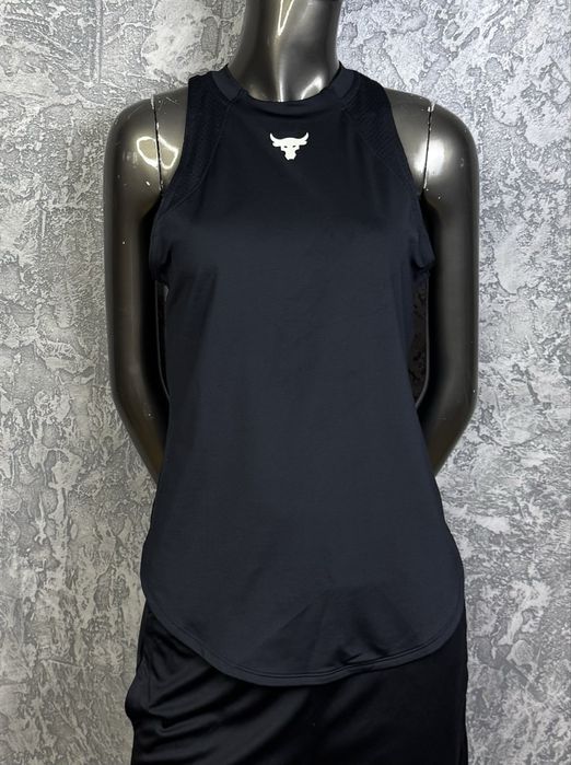 Under Armour Heatgear майка S-M размер женская спортивная черная