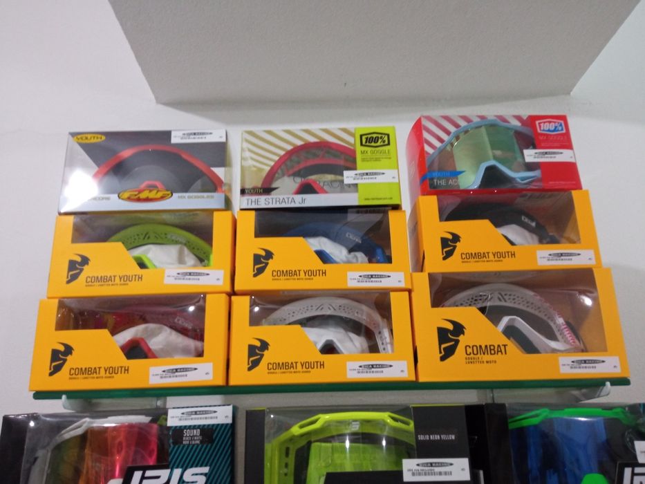 Oculos SHOT FMF 100% motocross enduro lente transparente ou espelhada