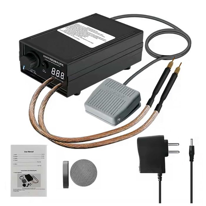 Апарат точкового зварювання 8000W для 18650 21700 акумуляторів spot welder
