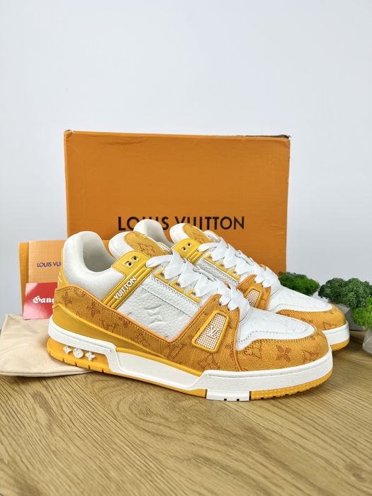 Кросівки Louis Vuitton Trainer Yellow Monogram