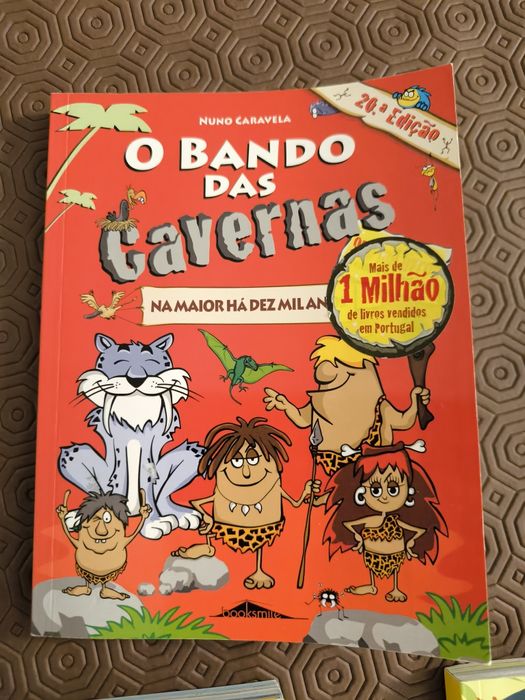 Livro O Bando das Cavernas - Na maior há 10 mil anos - 1