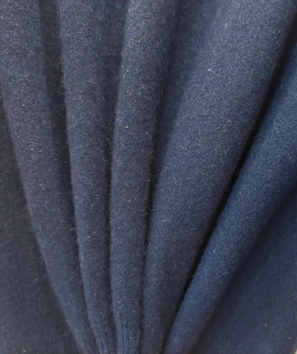 Sweter golf 100% kaszmir granatowy navy vintage