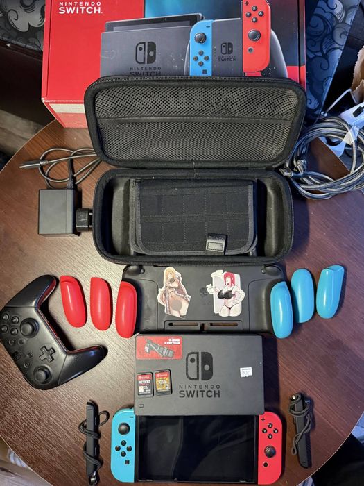 Nintendo Switch — макс. комплектация + аккаунт