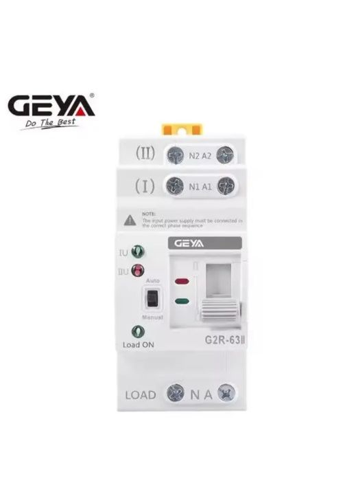 Автомат введення резерву АВР ATS 2P 40А/63А  220В перемикач GEYA G2R-6