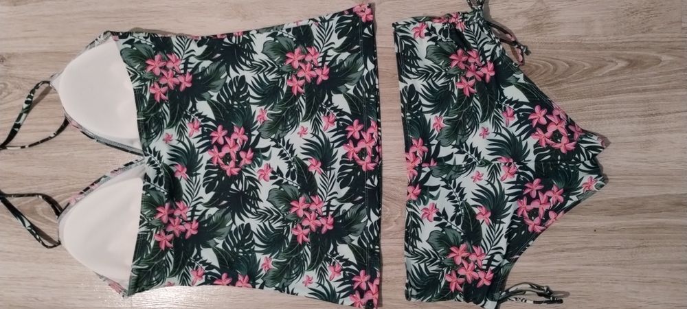 NOWY Strój kąpielowy 2 częściowy Tom&Rose - tankini + szorty