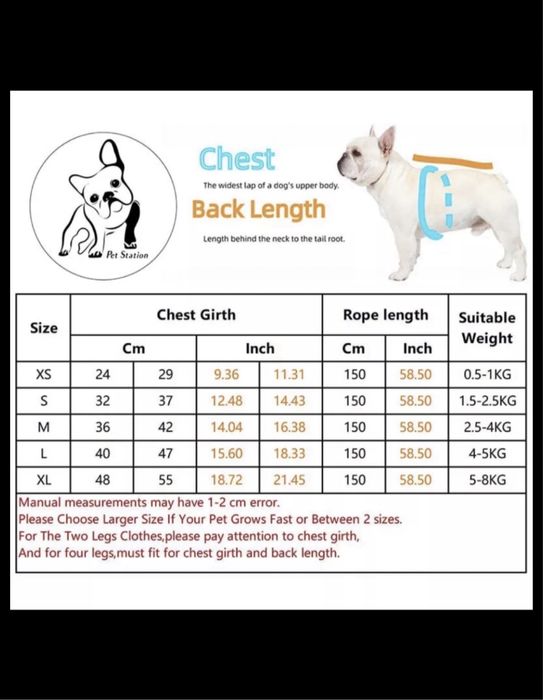 Nowy komplet: szelki bezuciskowe + smycz 2XL