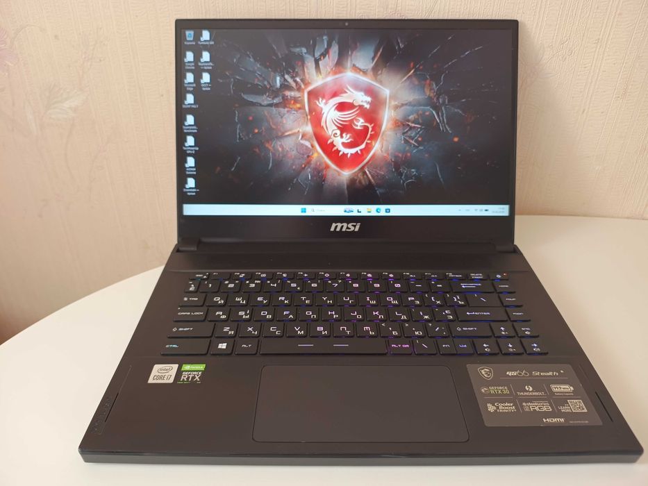 MSI GS66 Stealth 10UE i7-10750H 32Gb nVIDIA RTX3060 6Gb SSD1Tb 240Hz