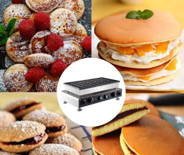 Profesjonalna Maszyna do mini naleśników - Piecz Tradycyjne Przekąski