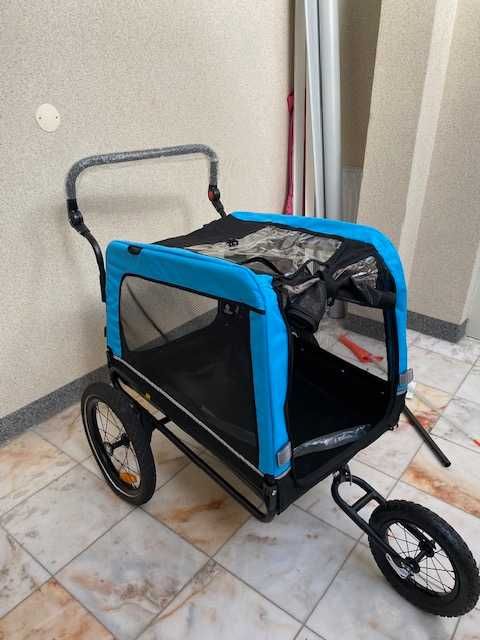 Reboque para Cães KESSER® 3 em 1 – Como Novo (Usado só 3x)