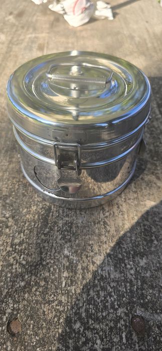 Tambor de esterilização vintege