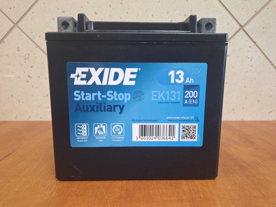 Nowy akumulator pomocniczy Exide 13Ah 150A 12V EK131 Volvo Mercedes