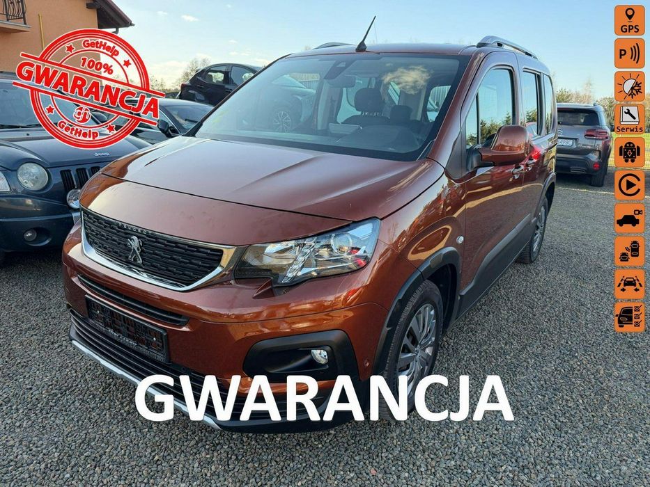Peugeot Rifter klima, navi, kamery, gwarancja!