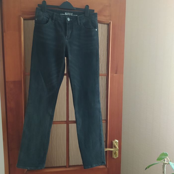 Джинси чорні прямі