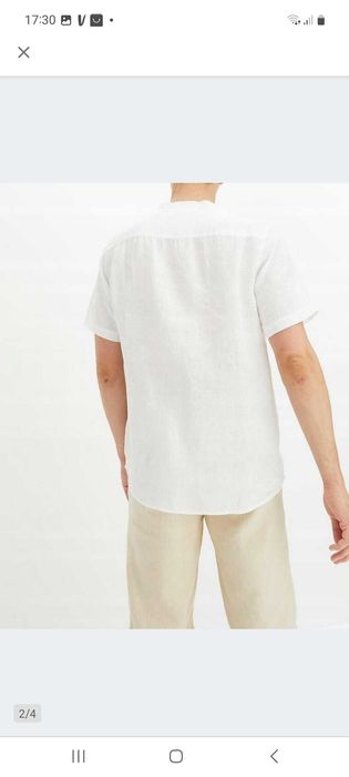 Lniana koszula męska