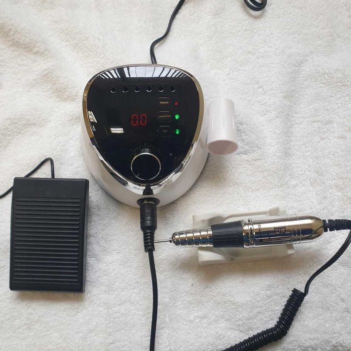 Frezarka do paznokci 65W + zestaw frezów 6 szt. manicure pedicure