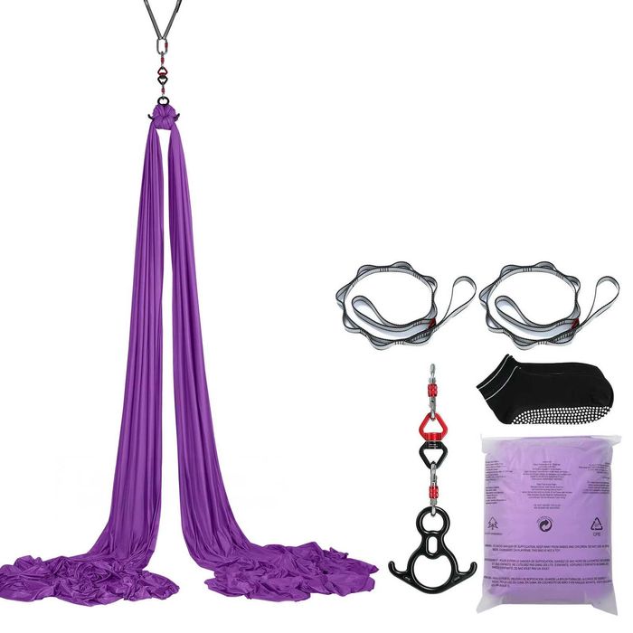 TANIO ! Profesjonalny zestaw szarfa bardzo długa 8m - Szarfa + Osprzęt