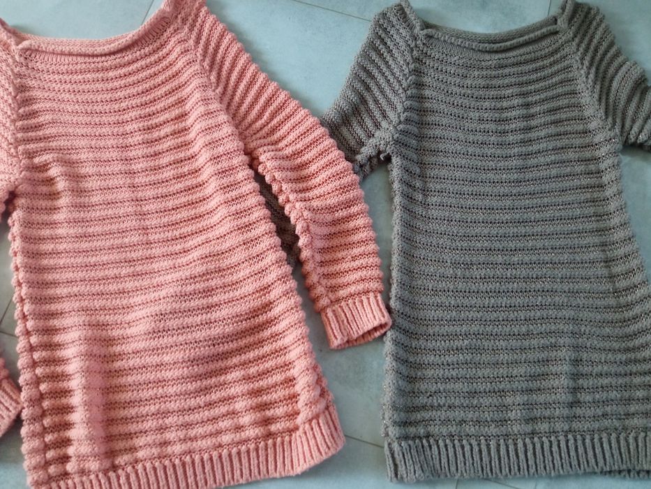 2 swetry ażurowe S-M