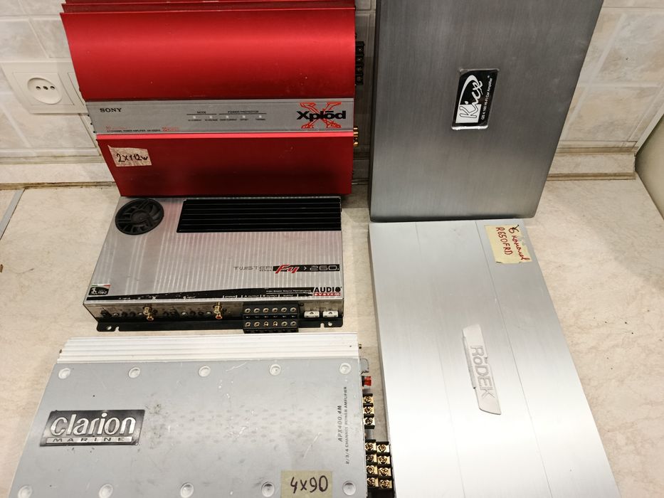 Усилители автомобильные из Германии.