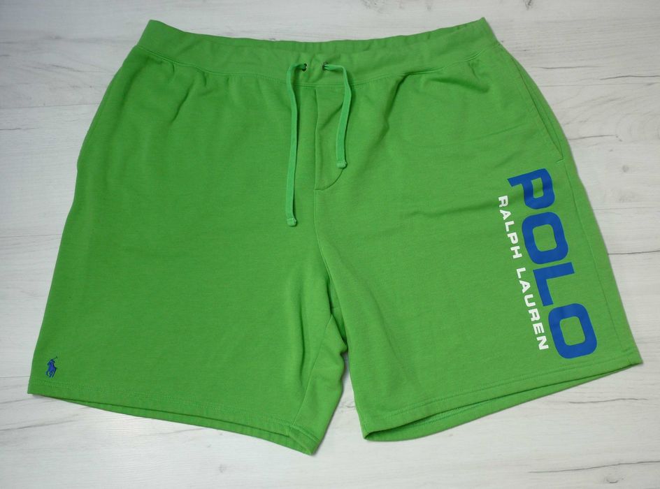 Duże męskie krótkie spodnie POLO RALPH LAUREN rozmiar 3XL spodenki UNIKAT prosto z USA