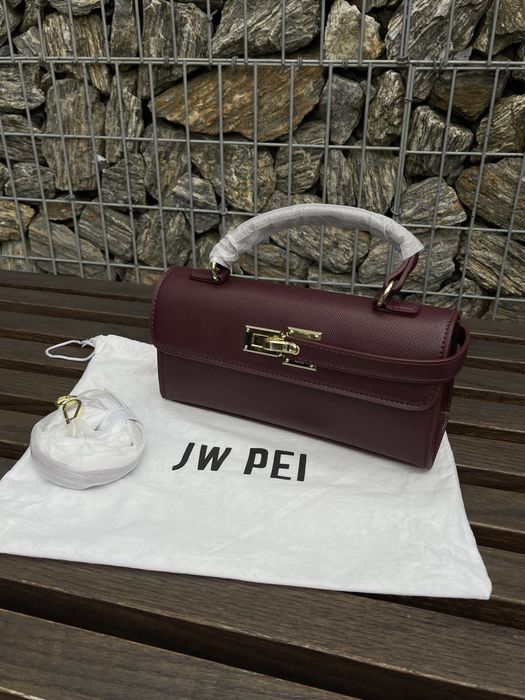 Сумка Jw Pei бордова, бургунді