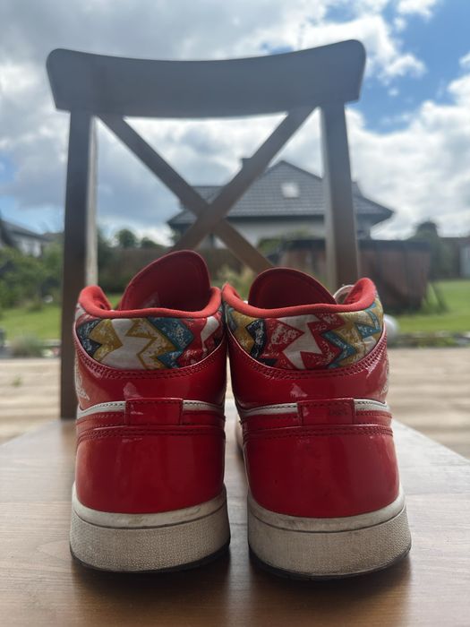 Nike Air Jordan 1 Mid Barcelona Red
