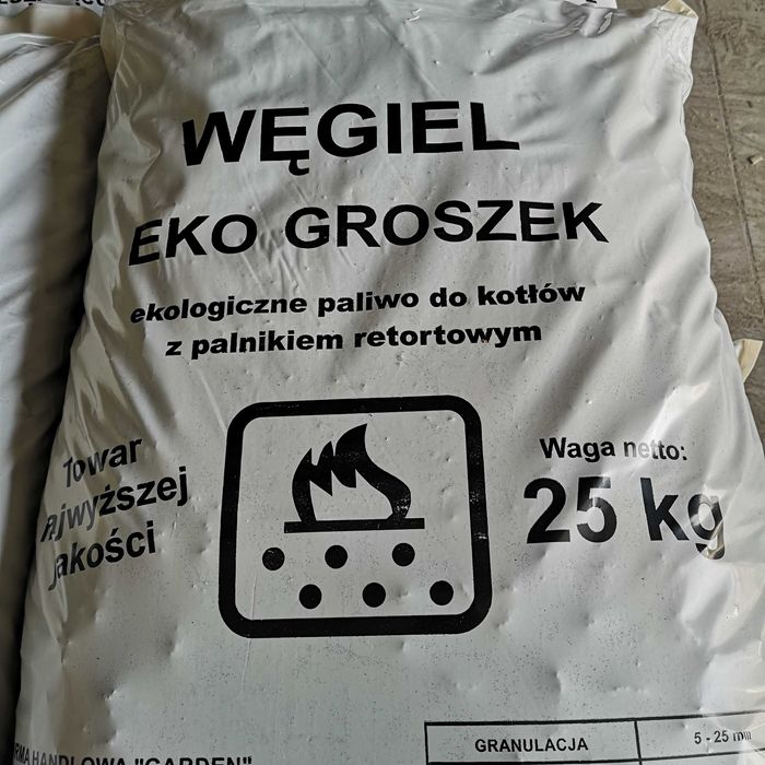 Węgiel  groszek 25kg