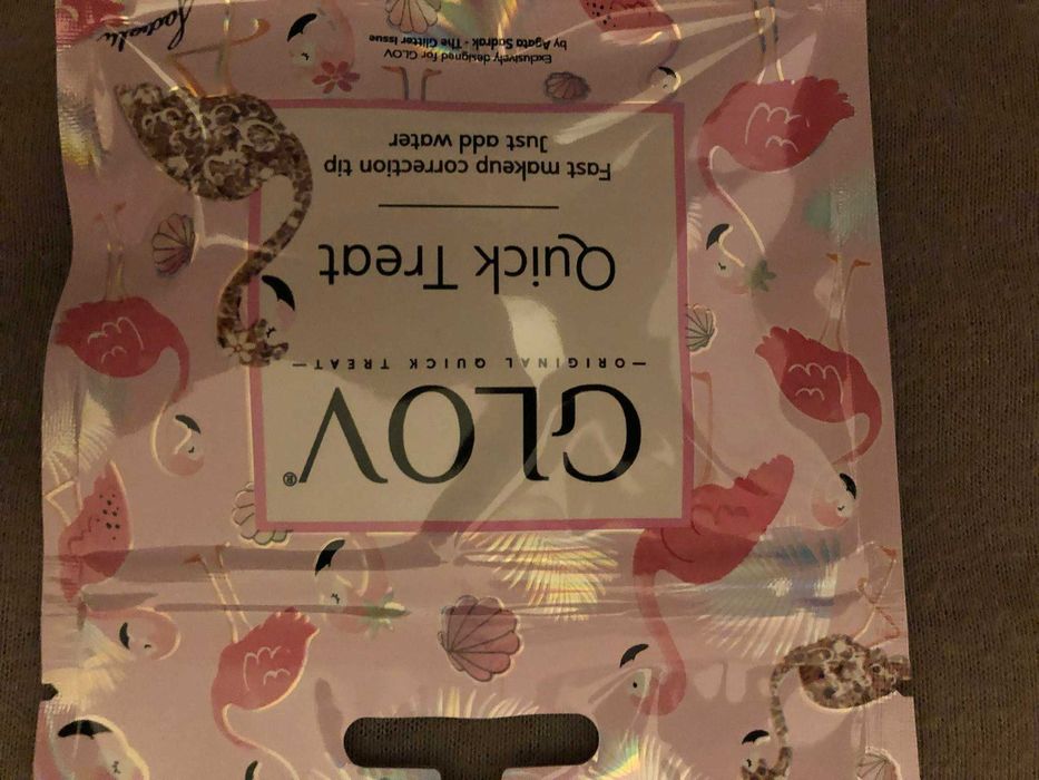 GLOV Quick Treat Mini Rękawica do Demakijażu Flamingo White