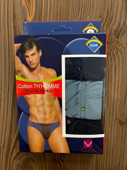 Slipy 3 sztuki M cienka bawełna